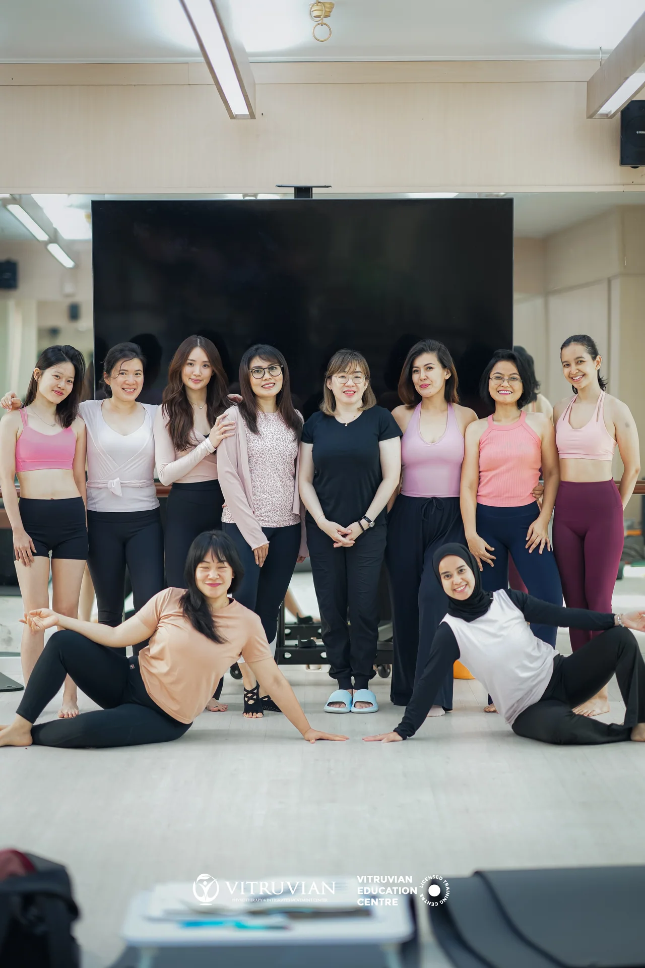 Liza Ariesta Pilates practice moment