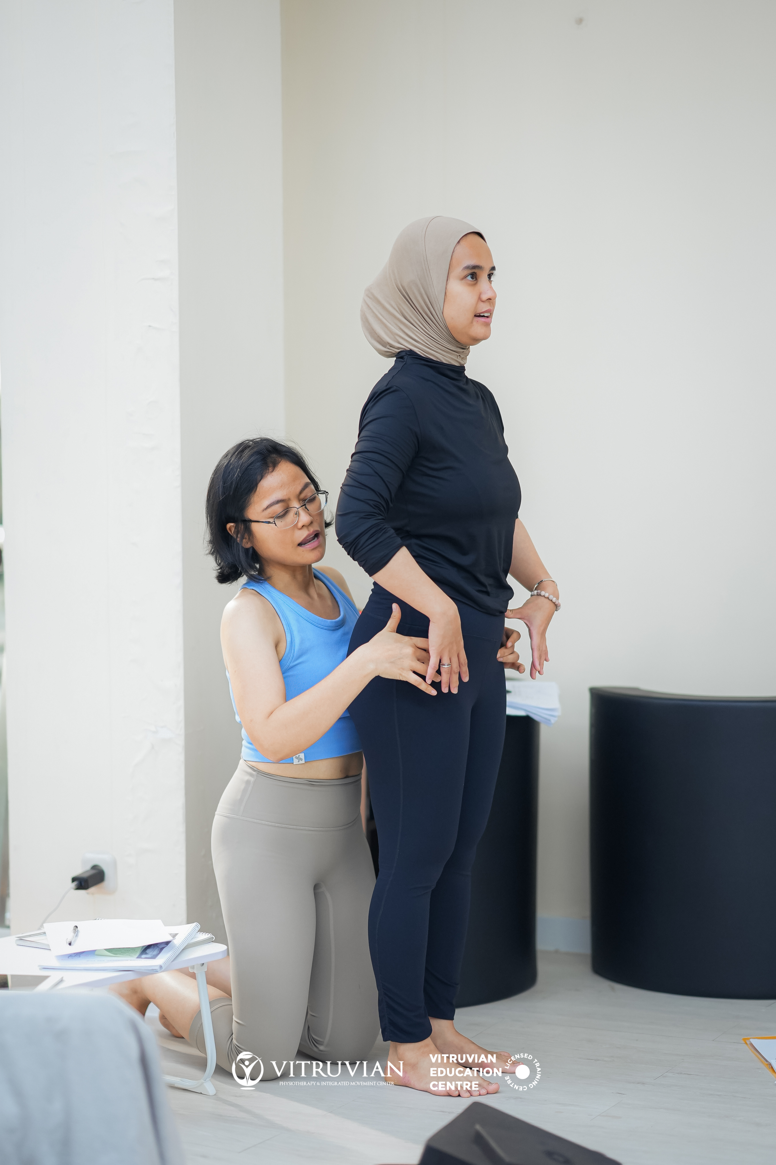 Liza Ariesta Pilates practice moment