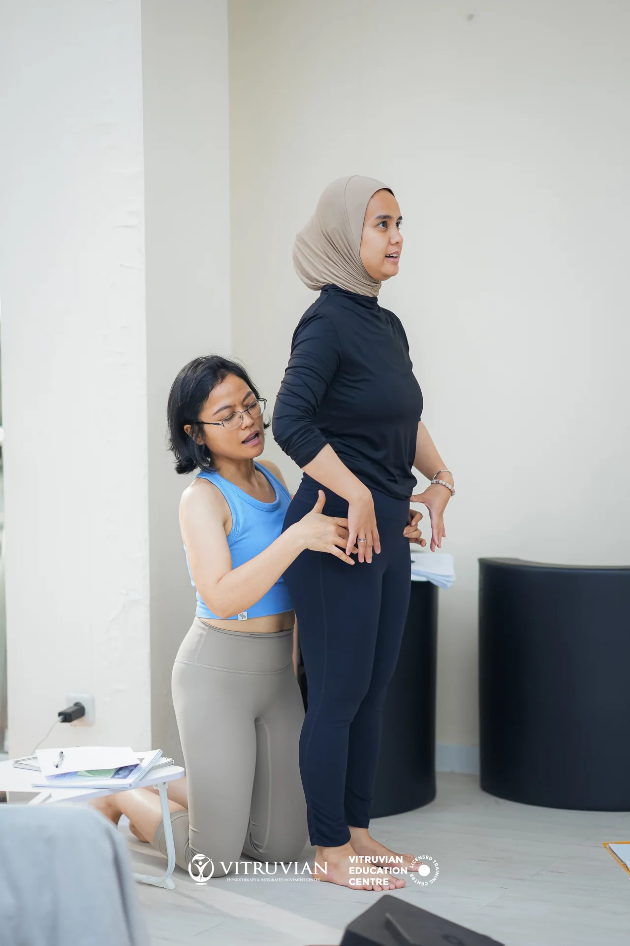 Liza Ariesta Pilates practice moment