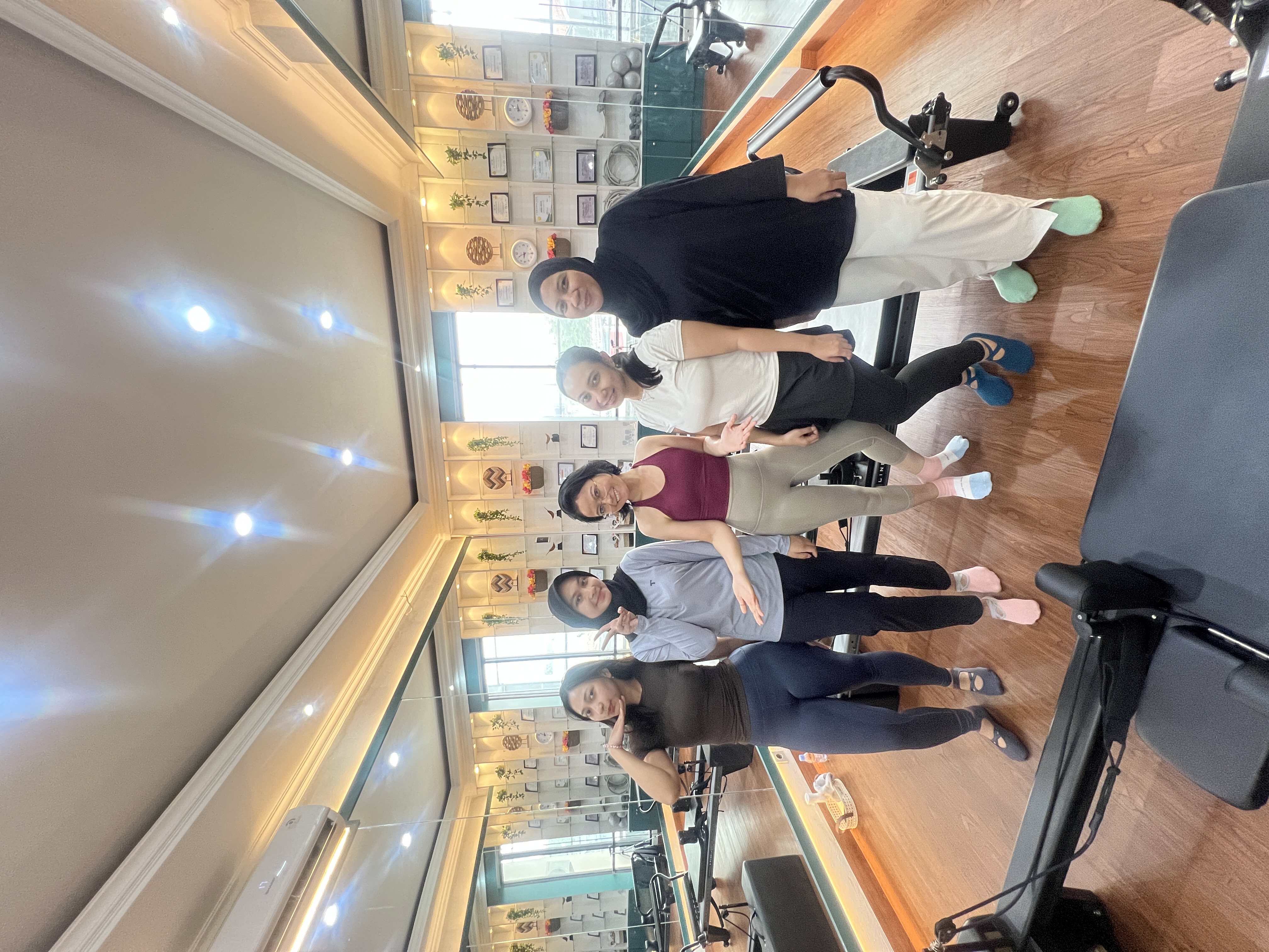 Liza Ariesta Pilates practice moment