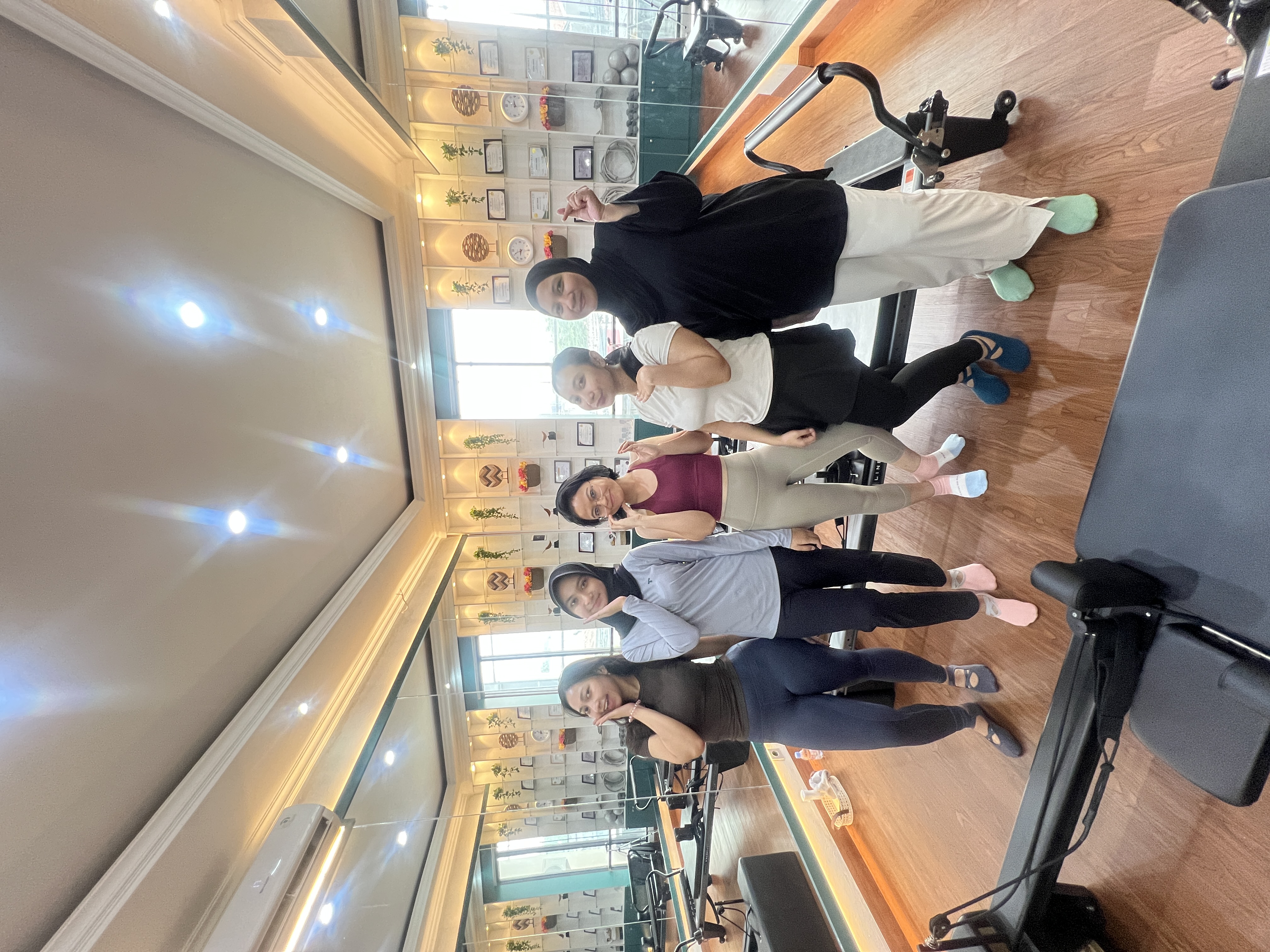 Liza Ariesta Pilates practice moment